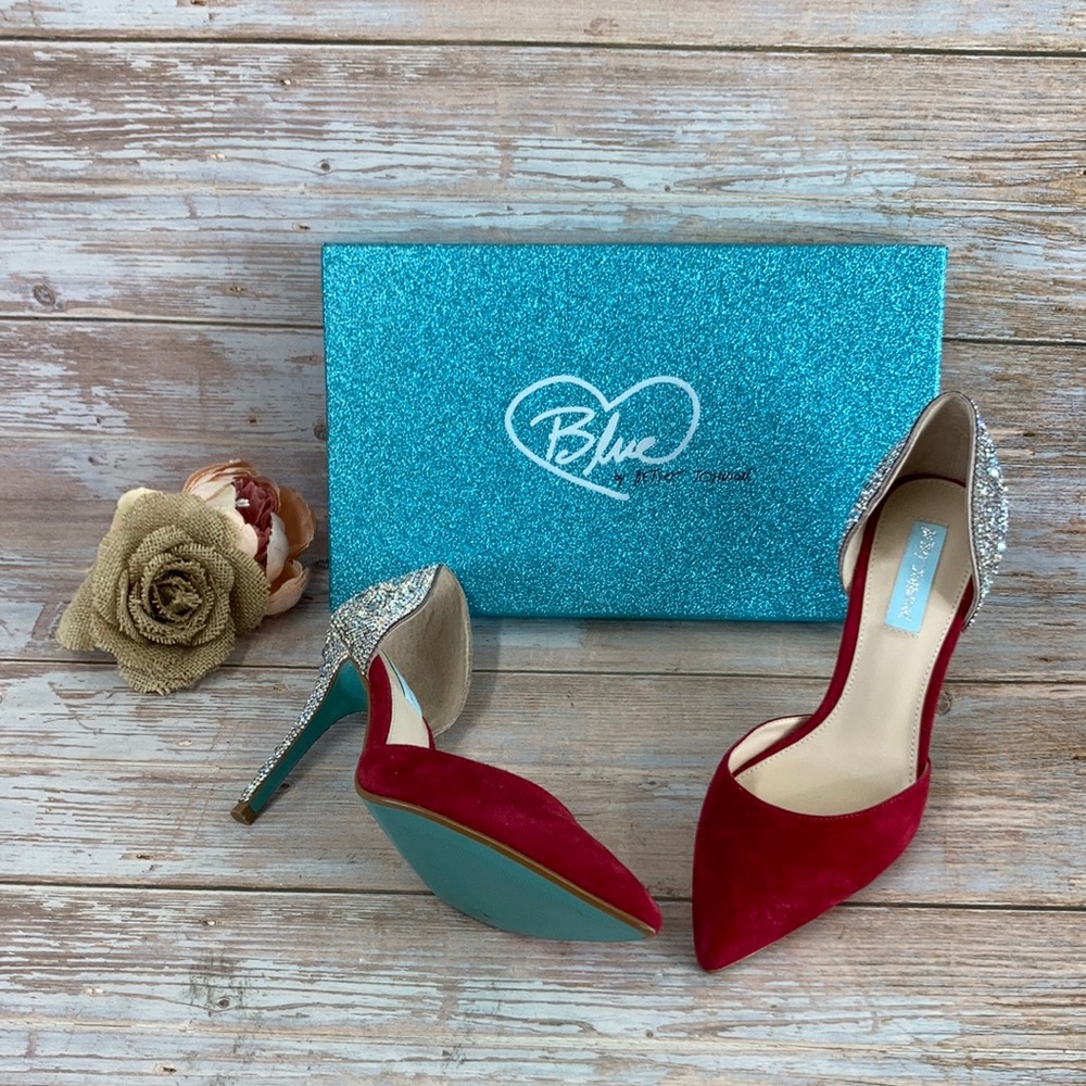 Betsey Johnson Yara Embellished Evening Shoes